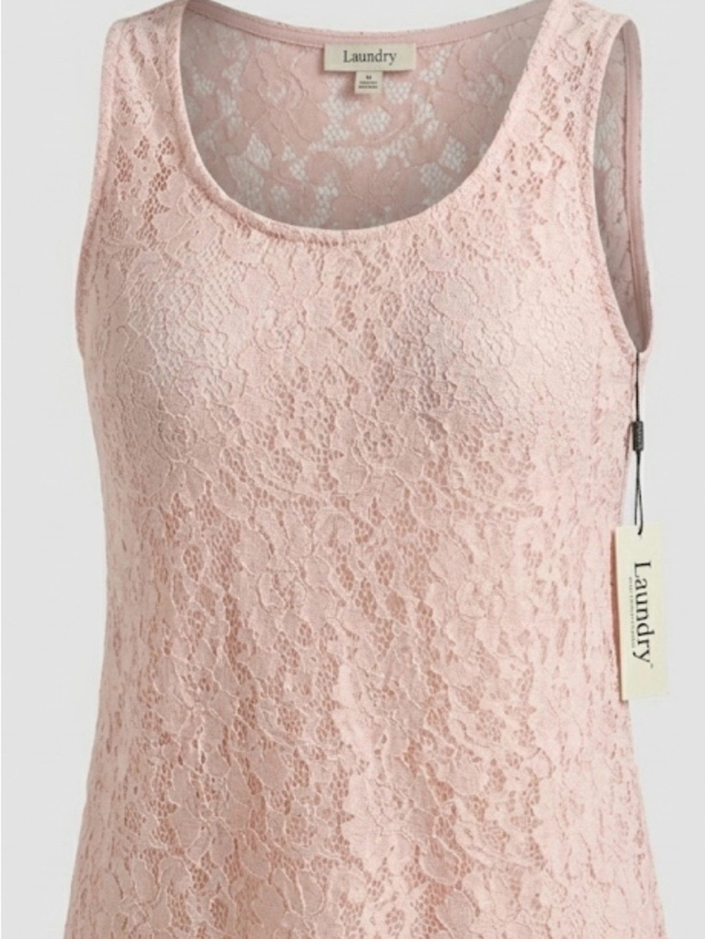 Bohemian cottage core pink embroidered lace tank top. Silk.New with tags